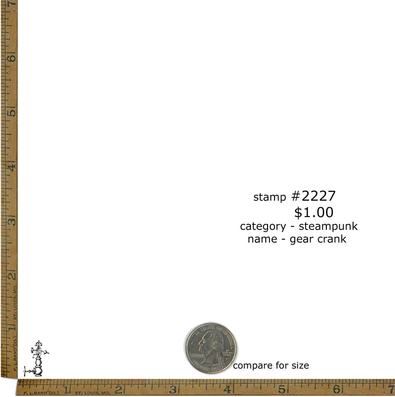 #2227 - Gear Crank - Steampunk